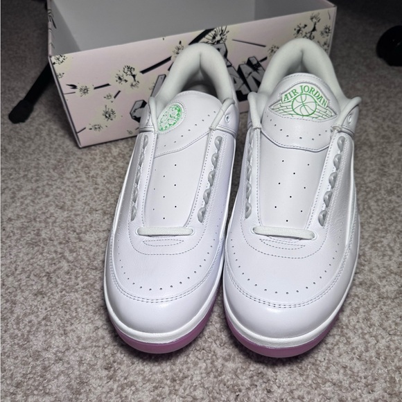 Air Jordan 2 Retro Low Cherry Blossom Men's Size 15 New With Box No Lid - Picture 9 of 10